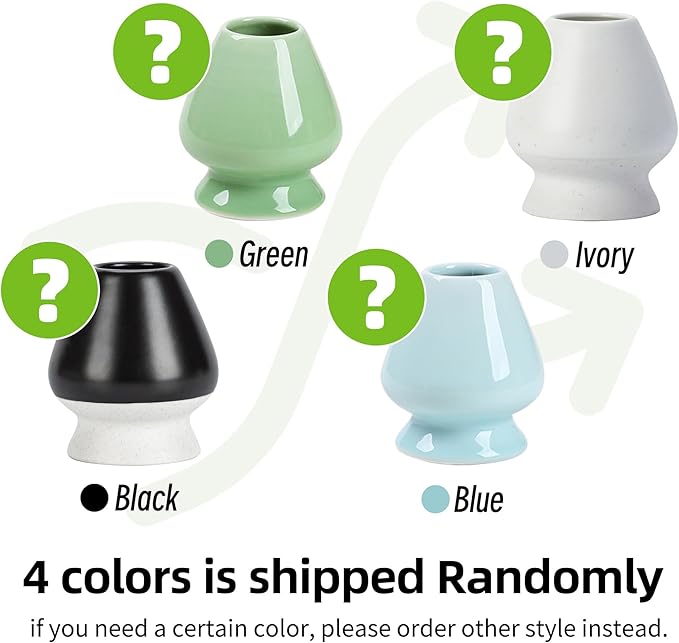 TEANAGOO MA-01 Japanese Matcha Ceremony Accessory, Matcha Whisk (Chasen), Traditional Scoop (Chashaku), Tea Spoon, Whisk Holder, The Perfect Set to Prepare a Traditional Cup of Matcha.…